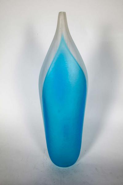 Rare tall Murano vase by Studio Salvadore