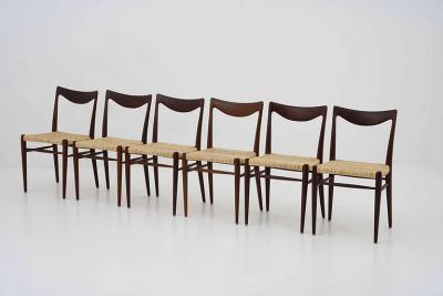 Rastad Relling Scandinavian Midcentury Dining Chairs Bambi by Rastad Relling