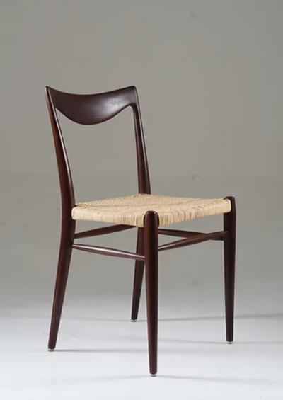 Rastad Relling Scandinavian Midcentury Dining Chairs Bambi by Rastad Relling