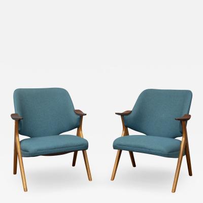 Rastad Relling Scandinavian Modern Blinken Armchairs by Rastad Relling