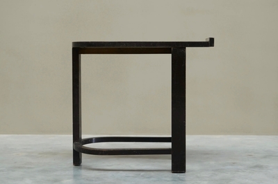 Rationalist Side or Occasional Table in Ebonized Oak 1930s
