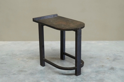 Rationalist Side or Occasional Table in Ebonized Oak 1930s