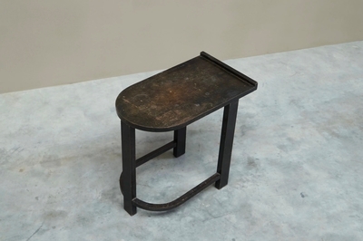 Rationalist Side or Occasional Table in Ebonized Oak 1930s