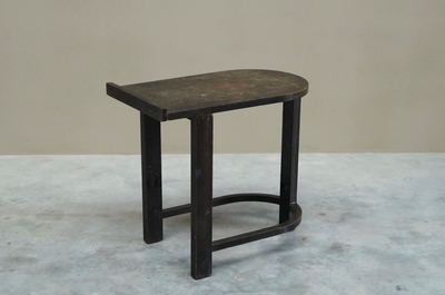 Rationalist Side or Occasional Table in Ebonized Oak 1930s