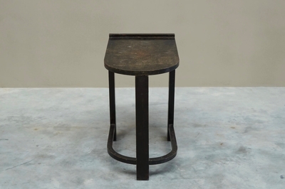 Rationalist Side or Occasional Table in Ebonized Oak 1930s