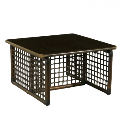 Rattan Coffee Table by Afra Tobia Scarpa for B B Italia