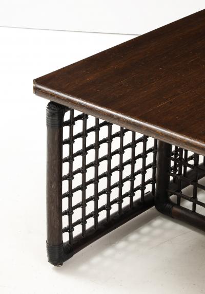 Rattan Coffee Table by Afra Tobia Scarpa for B B Italia