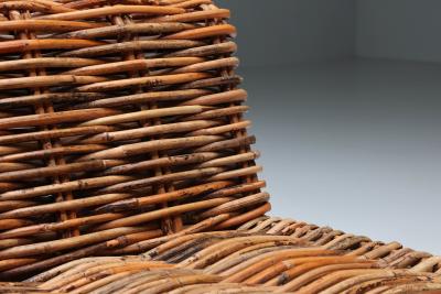 Rattan Day Bed Chaise Longues 1960s