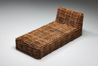 Rattan Day Bed Chaise Longues 1960s