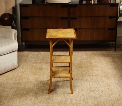 Rattan Decoupage Stand