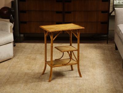 Rattan Decoupage Stand