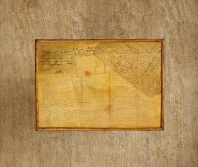 Rattan Decoupage Stand