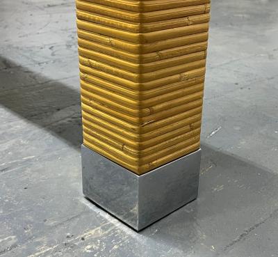 Rattan Wrapped Coffee Table