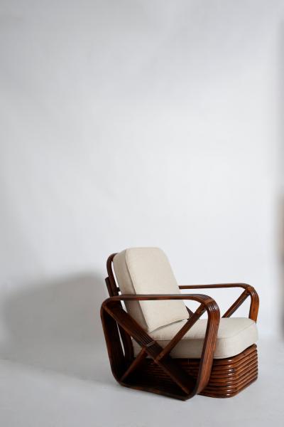 Rattan armchair 1940s 