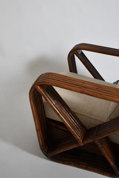 Rattan armchair 1940s 