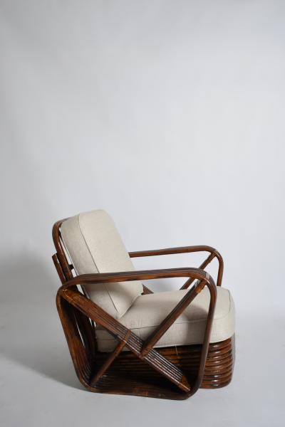Rattan armchair 1940s 