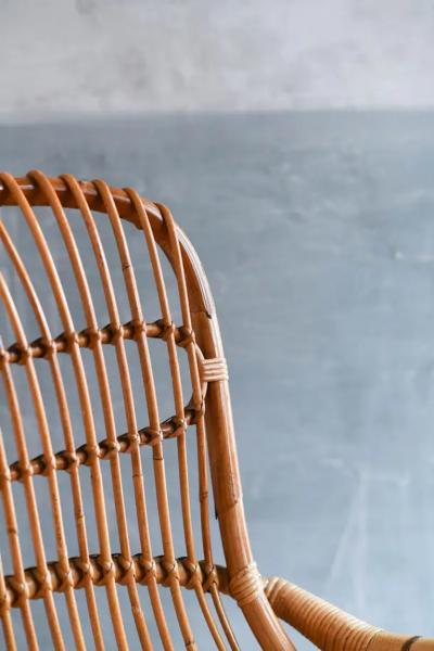 Rattan armchair Italy 1970