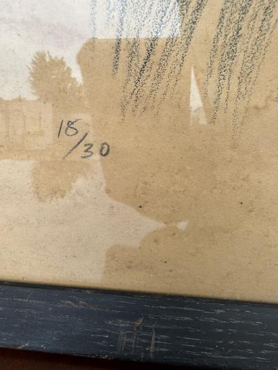 Raul Anguiano Lithograph by Raul Anguiano Rostro De Nina Signed and Numbered