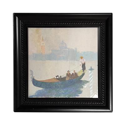 Raul Jose Mina Mora Raul Mina Mora American 1915 1996 Gouache on Board Venice Signed