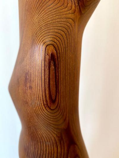 Raul Varnerin Freestanding Abstract Wooden Sculpture by Raul Varnerin