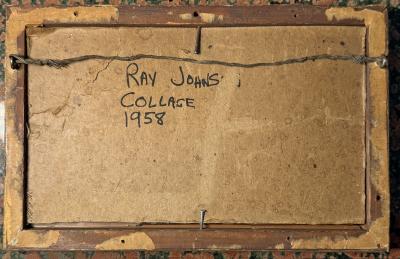 Ray Johnson Collage Original Artwork done at the Dawn of Minimalism Black Mountain College