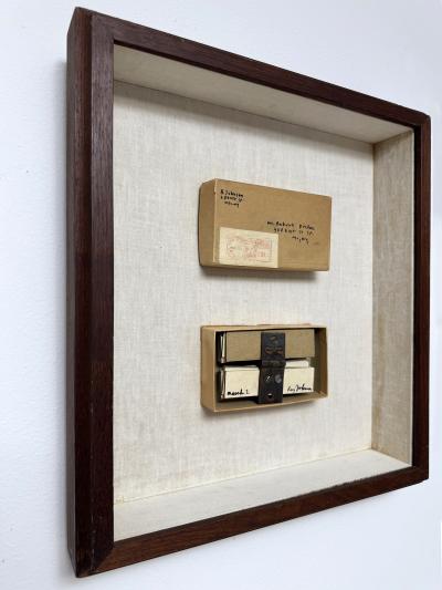 Ray Johnson Mail Art Conceptual Art Box With Hinge Nassau County Museum of Art