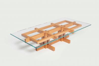 Ray Kappe RK11 Coffee Table in Red Oak by Original in Berlin Germany 2020