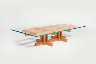 Ray Kappe RK11 Coffee Table in Red Oak by Original in Berlin Germany 2020