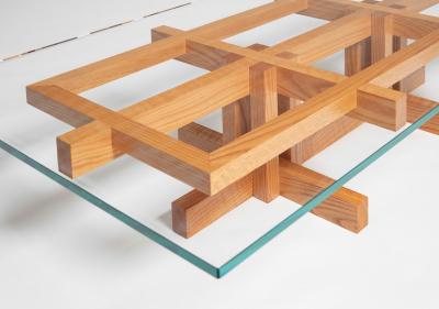 Ray Kappe RK11 Coffee Table in Red Oak by Original in Berlin Germany 2020