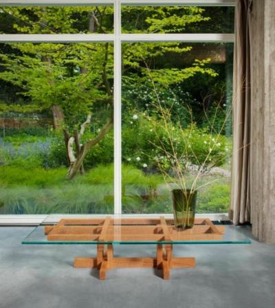Ray Kappe RK11 Coffee Table in Red Oak by Original in Berlin Germany 2020
