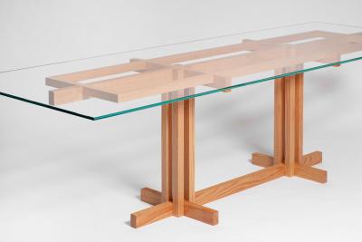 Ray Kappe RK15 Dining Table in Red Oak by Original in Berlin Germany 2020