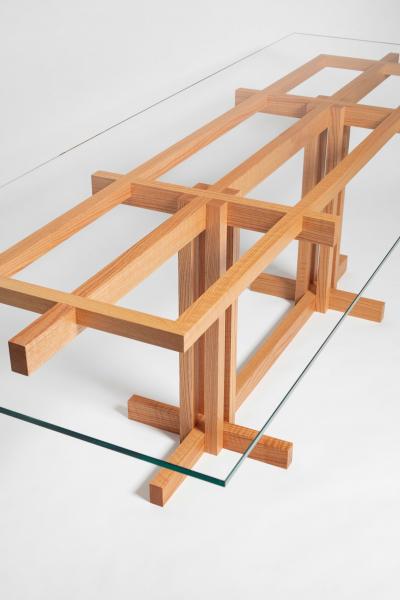 Ray Kappe RK15 Dining Table in Red Oak by Original in Berlin Germany 2020