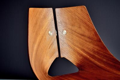 Ray Komai Pair of Ray Komai Side Chairs for J G Furnitures