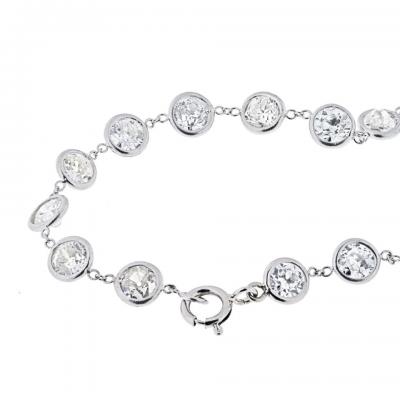 Raymond C Yard Euros Platinum Old European Cuts 26 stones approx 15 carats Diamonds