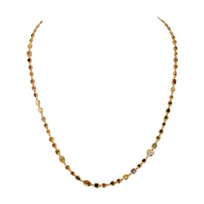 Raymond C Yard FancyColor 18K Yellow Gold 10 50cts 17 Inches Fancy Color Diamonds by the Yard