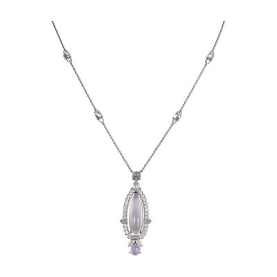 Raymond C Yard Moonstone Necklace by Raymond Yard 10 08 Carats