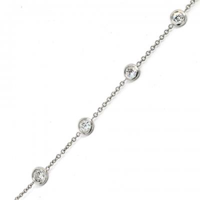 Raymond C Yard PLATINUM 2 80CTTW DIAMOND BY THE YARD 16 INCH NECKLACE