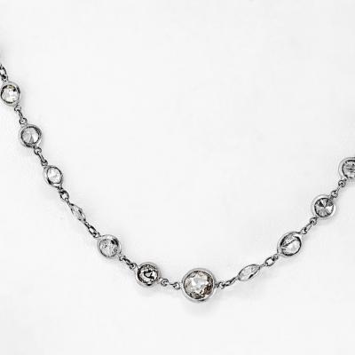 Raymond C Yard Platinum 11 50cttw Diamonds by the Yard Necklace