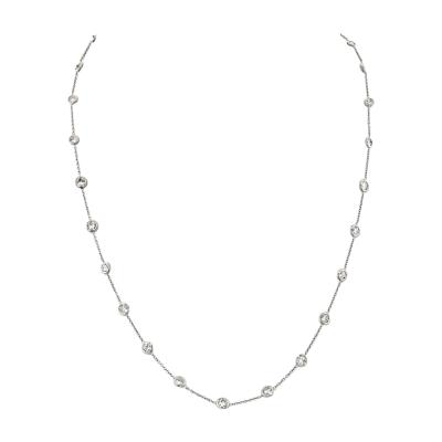 Raymond C Yard Platinum 3 22cttw 25 Round Diamond By The Yard Chain Diamonds by the Yard