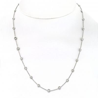 Raymond C Yard Platinum 3 22cttw 25 Round Diamond By The Yard Chain Diamonds by the Yard