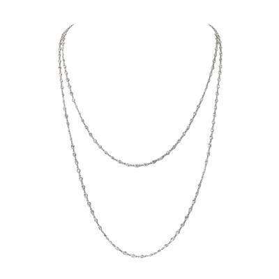 Raymond C Yard Platinum 48 inches Diamond By The Yard Chain Diamonds by the Yard Necklace