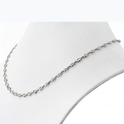 Raymond C Yard Platinum 7 35cttw Round Cut 17 inch Diamonds by the Yard Necklace