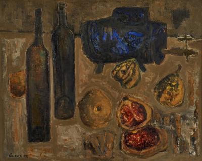 Raymond Guerrier Colorful still life by Raymond Guerrier