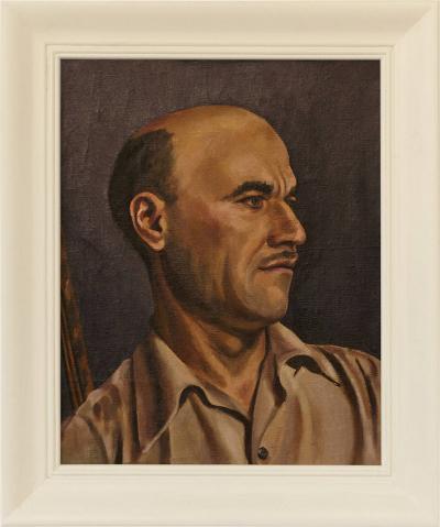 Raymond J Wendell I Know What I Did 1948 Raymond J Wendell Oil on Canvas