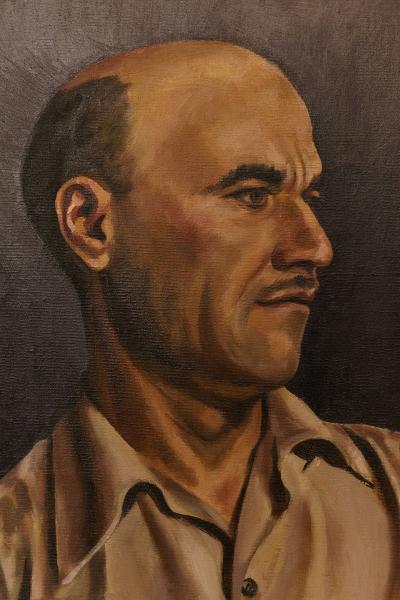 Raymond J Wendell I Know What I Did 1948 Raymond J Wendell Oil on Canvas