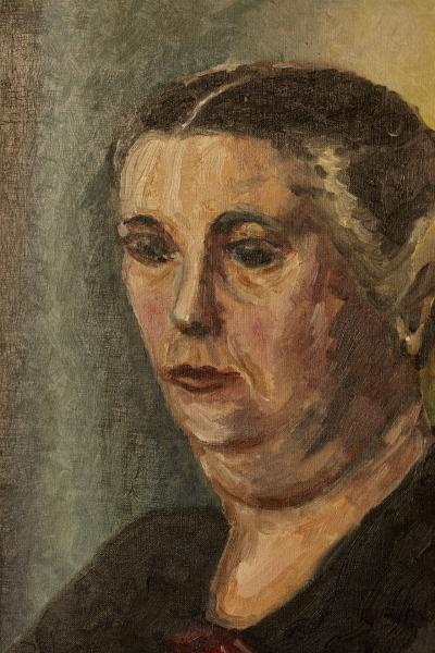 Raymond J Wendell Mother 1948 Raymond Wendell Oil on Canvas