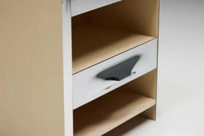 Raymond Loewy Bedside Table by Raymond Loewy France 1960s