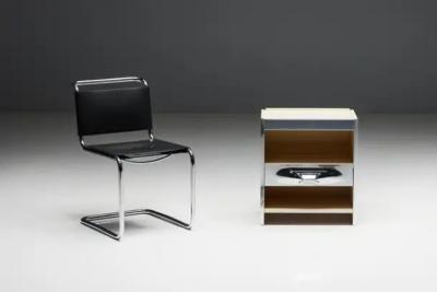 Raymond Loewy Bedside Table by Raymond Loewy France 1960s