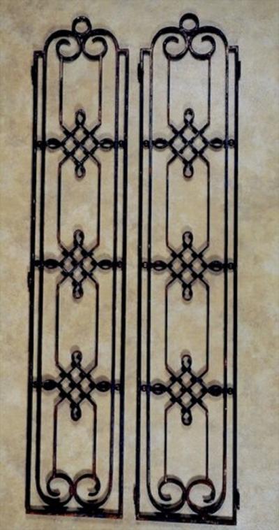 Raymond Subes Attributed Raymond Subes Iron Panels Three Available