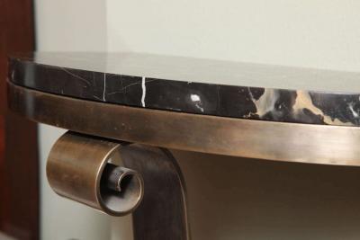Raymond Subes French Art Deco Console with Mirror attributed to Raymond Subes